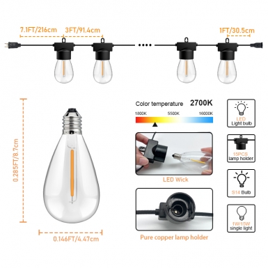 LED户外灯 - HCP092 S14合规扁线